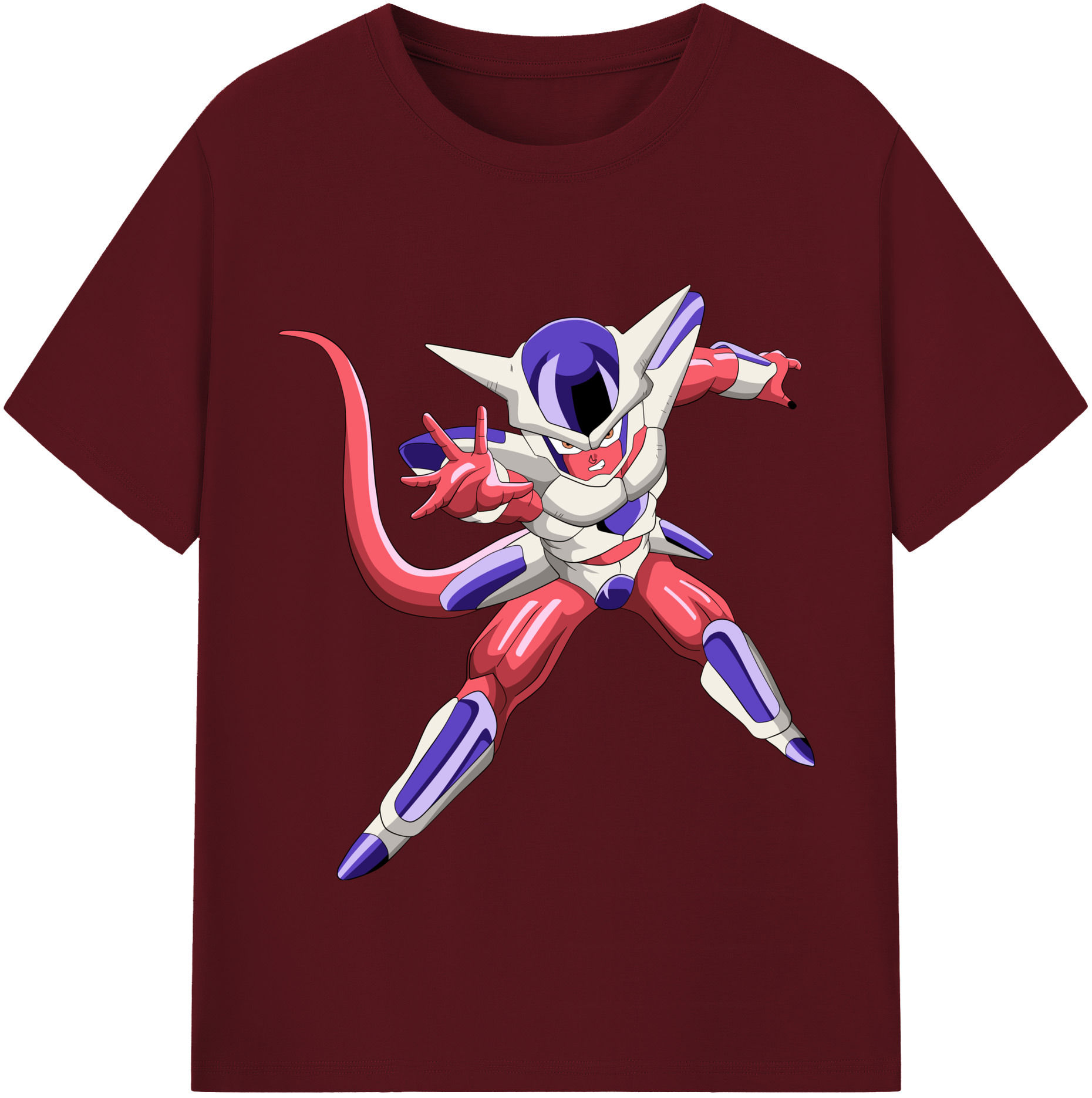 （画像用） ドラゴンボール フリーザ DRAGON BALL Frieza 綿100％半袖Tシャツ（フロントプリント）